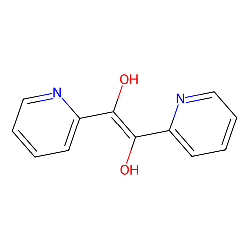 1,2-Dipyridin-2-ylethene-1,2-diol structure