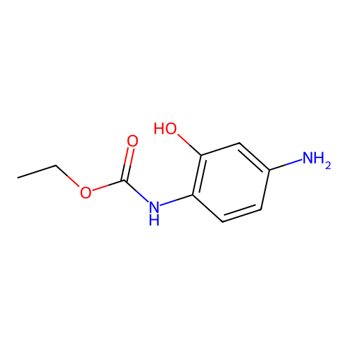 ethyl N-(4-amino-2-hydroxyphenyl)carbamate structure
