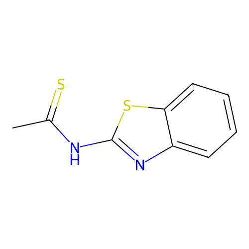 Benzothiazole, 2-(thioacetylamino)- structure