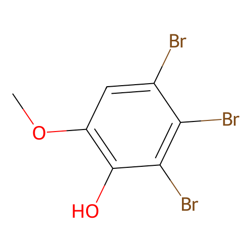 2,3,4-Tribromo-6-methoxyphenol structure