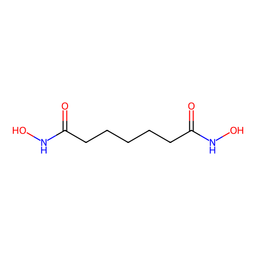 N,N'-dihydroxyheptanediamide structure