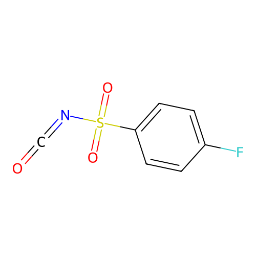 4-Fluorobenzenesulfonyl isocyanate structure