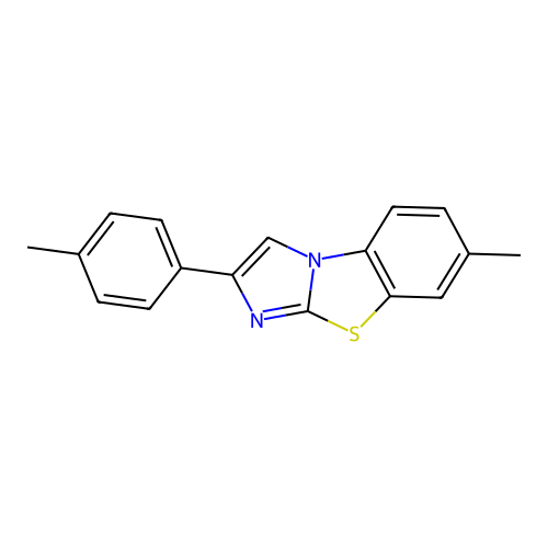 7-Methyl-2-(4-methylphenyl)imidazo[2,1-b][1,3]benzothiazole structure