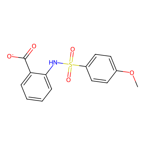 2-(4-Methoxybenzene-1-sulfonamido)benzoate structure