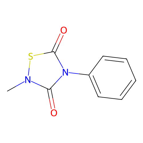 2-Methyl-4-phenyl-1,2,4-thiadiazolidine-3,5-dione structure