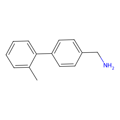 2'-Methylbiphenyl-4-methylamine structure