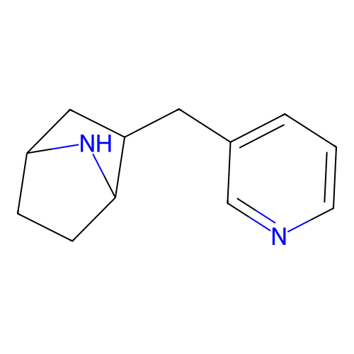 2-(Pyridin-3-ylmethyl)-7-azabicyclo[2.2.1]heptane structure