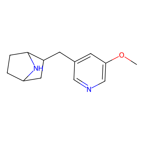 2-[(5-Methoxy-3-pyridinyl)methyl]-7-azabicyclo[2.2.1]heptane structure