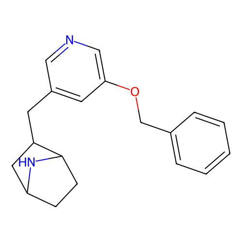 2-[(5-Phenylmethoxy-3-pyridinyl)methyl]-7-azabicyclo[2.2.1]heptane structure