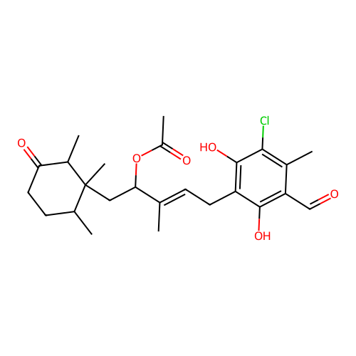 Chloronectrin structure