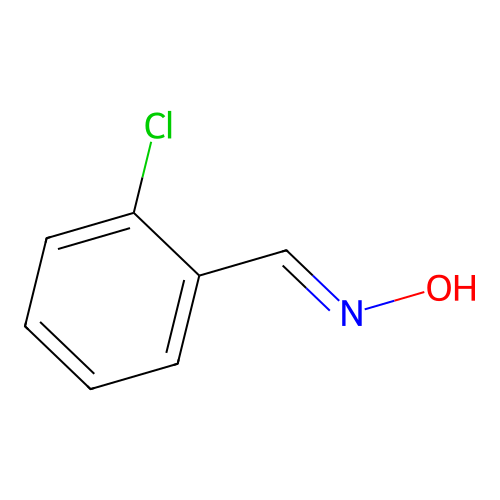 Benzaldehyde, 2-chloro-, oxime structure