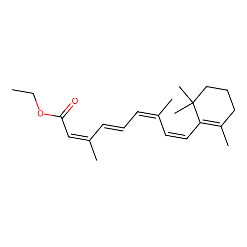 Ethyl retinoate structure