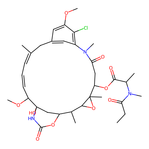 Maytanprine structure
