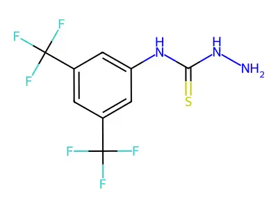 N-(3,5-Bis(trifluoromethyl)phenyl)hydrazinecarbothioamide structure