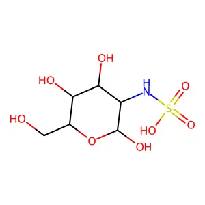 beta-D-Glucosamine sulfate structure