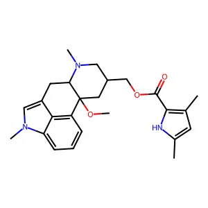 1-Methyl-10-methoxydihydrolysergol 2-(3,5-dimethyl)pyrrolcarboxylate structure