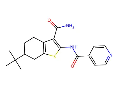 tetrahydrobenzothiophene (THBT), 4 structure