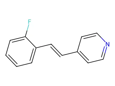 4-(2-Fluorostyryl)pyridine structure