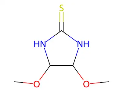 4,5-Dimethoxy-2-imidazolidinethione structure