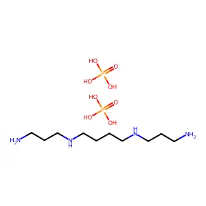 4,9-二氮杂十二烷二胺双(磷酸盐) structure