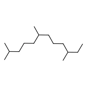 2,6,10-三甲基十二烷 structure