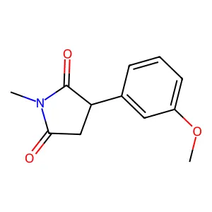 3-(3-Methoxyphenyl)-1-methylpyrrolidine-2,5-dione structure