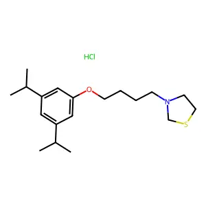 Choline, iodide, 10,11-dihydro-5-hydroxy-5H-benzo(4,5)cyclohepta(1,2-b)pyridine-5-carboxylate structure