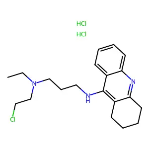 1,3-Propanediamine, N-(2-chloroethyl)-N-ethyl-N'-(1,2,3,4-tetrahydro-9-acridinyl)-, dihydrochloride structure
