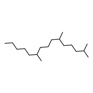 2,6,10-Trimethylpentadecane structure