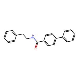N-(2-phenylethyl)[1,1'-biphenyl]-4-carboxamide structure