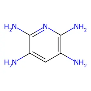 2,3,5,6-Pyridinetetramine structure