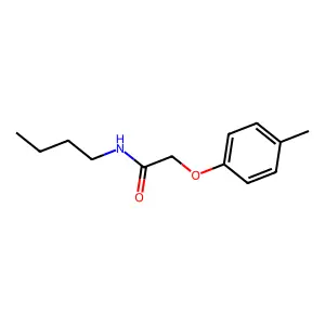 N-butyl-2-(4-methylphenoxy)acetamide structure