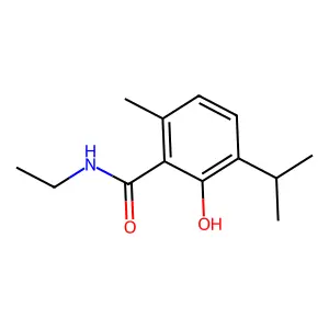对伞花烃-2-甲酰胺N-乙基-3-羟基 structure