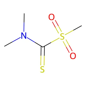 (Dimethylamino)(methanesulfonyl)methanethione structure