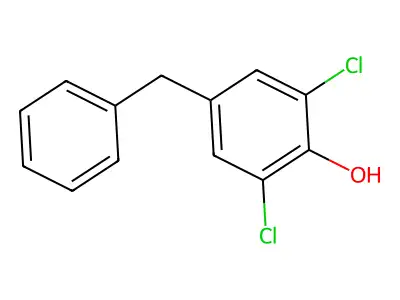 4-Benzyl-2,6-dichlorophenol structure