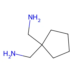 1,1-Cyclopentanedimethanamine structure