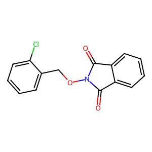 2-[(2-chlorobenzyl)oxy]-1H-isoindole-1,3(2H)-dione structure