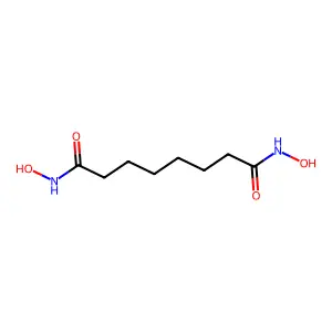辛二酰异羟肟酸 structure