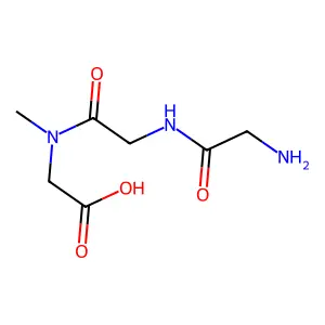 [2-[(2-Aminoacetyl)amino]acetyl] 2-(methylamino)acetate structure
