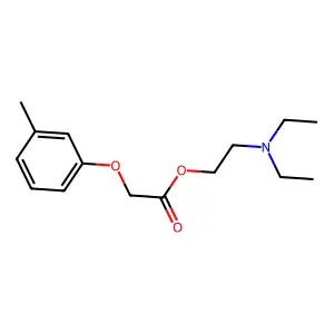 2-(Diethylamino)ethyl 2-(m-tolyloxy)acetate structure