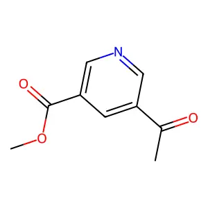 Methyl 5-acetylpyridine-3-carboxylate structure