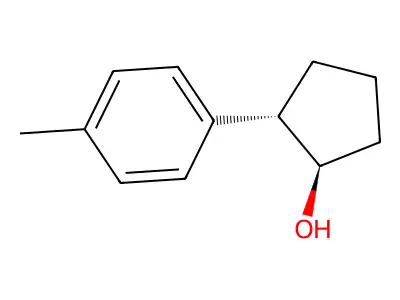 2-(4-Methylphenyl)cyclopentan-1-ol structure