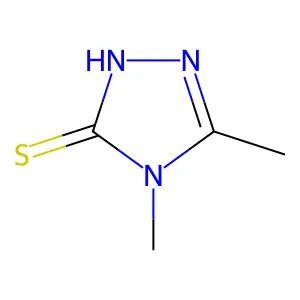 3H-1,2,4-Triazole-3-thione, 2,4-dihydro-4,5-dimethyl- structure