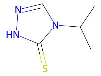 4-(propan-2-yl)-4H-1,2,4-triazole-3-thiol structure