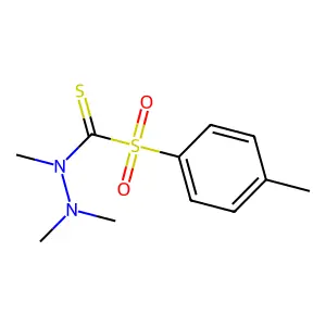N,N',N'-trimethyl-1-(4-methylphenyl)sulfonylmethanethiohydrazide structure
