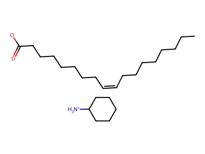 Cyclohexylazanium;octadec-9-enoate structure