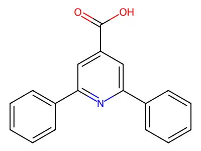 2,6-Diphenylisonicotinic acid structure