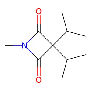 2,4-Azetidinedione, 1-methyl-3,3-bis(1-methylethyl)- structure