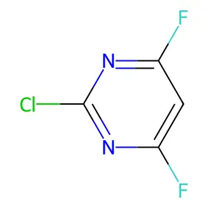 2-Chloro-4,6-difluoropyrimidine structure