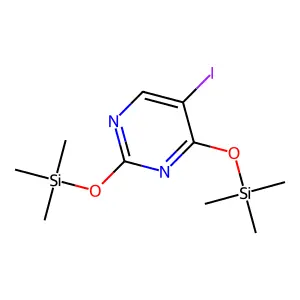 5-Iodouracil, TMS structure